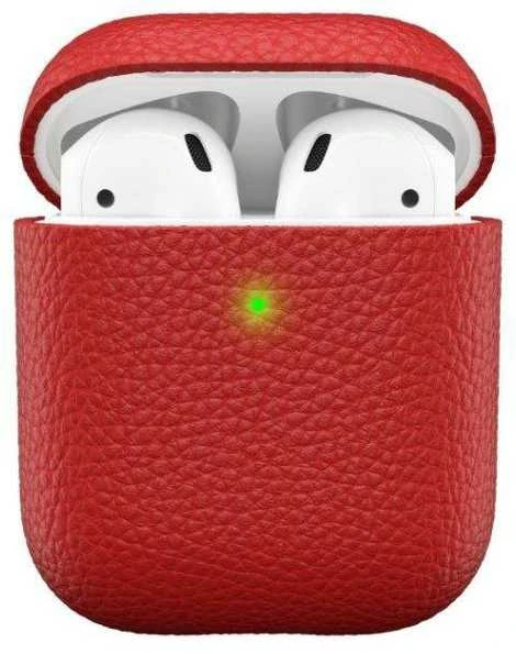 KeyBudz PodSkinz Artisan Series Leather dėklas skirtas AirPods 3 - Juodas