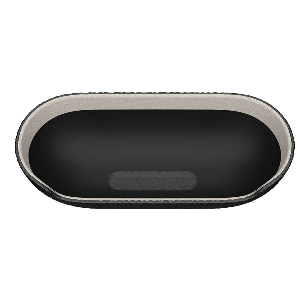 KeyBudz – PodSkinz Artisan Series odinis dėklas – rankų darbo odinis dėklas, skirtas jūsų Airpods 3 (spalva: Natural Ruda)