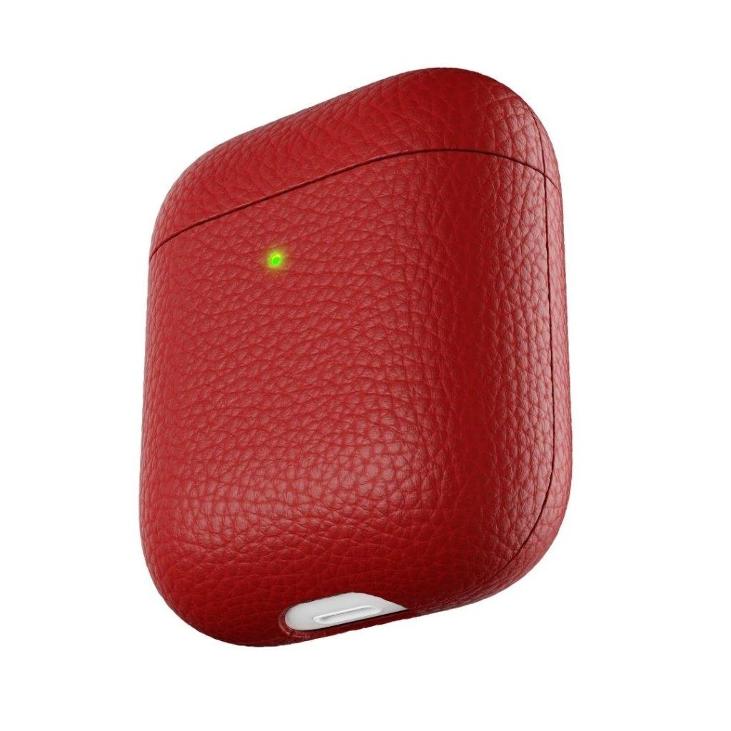 „KeyBudz PodSkinz Artisan“ serijos odinis dėklas, skirtas „AirPods 3“ – pilkos spalvos