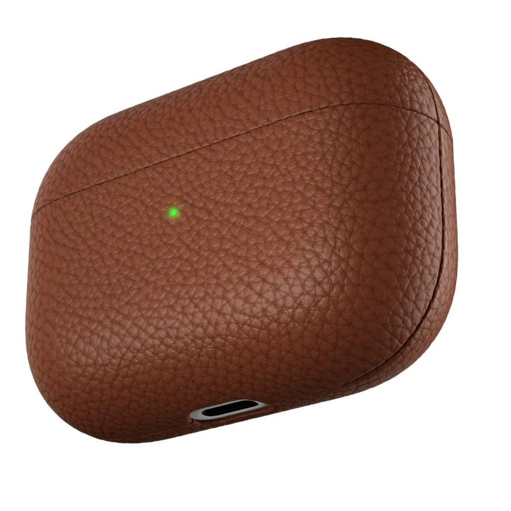 KeyBudz PodSkinz Artisan Series Leather dėklas skirtas AirPods Pro - Juodas