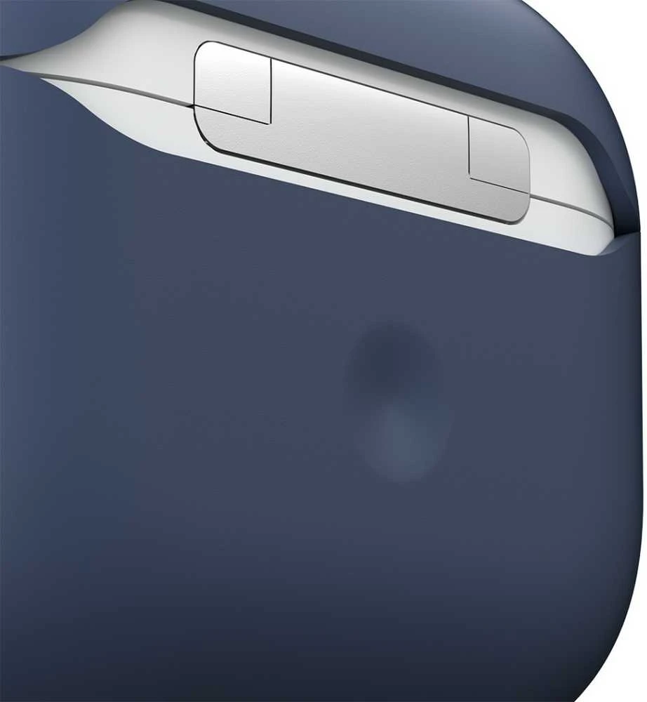 „KeyBudz“ – „PodSkinz HyBridShell“ serijos raktų pakabuko dėklas – aukščiausios kokybės kietas trijų sluoksnių dėklas jūsų „Airpods 3“ ausinėms (spalva: vidurnakčio mėlyna)