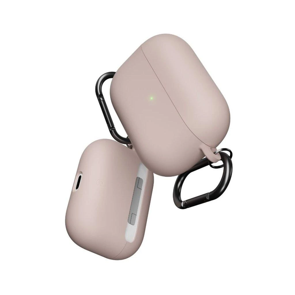 „Keybudz“ – „PodSkinz HyBridShell“ serijos raktų pakabuko dėklas – aukščiausios kokybės kietas trijų sluoksnių dėklas jūsų „Airpods Pro“ ausinėms (spalva: vidurnakčio mėlyna)