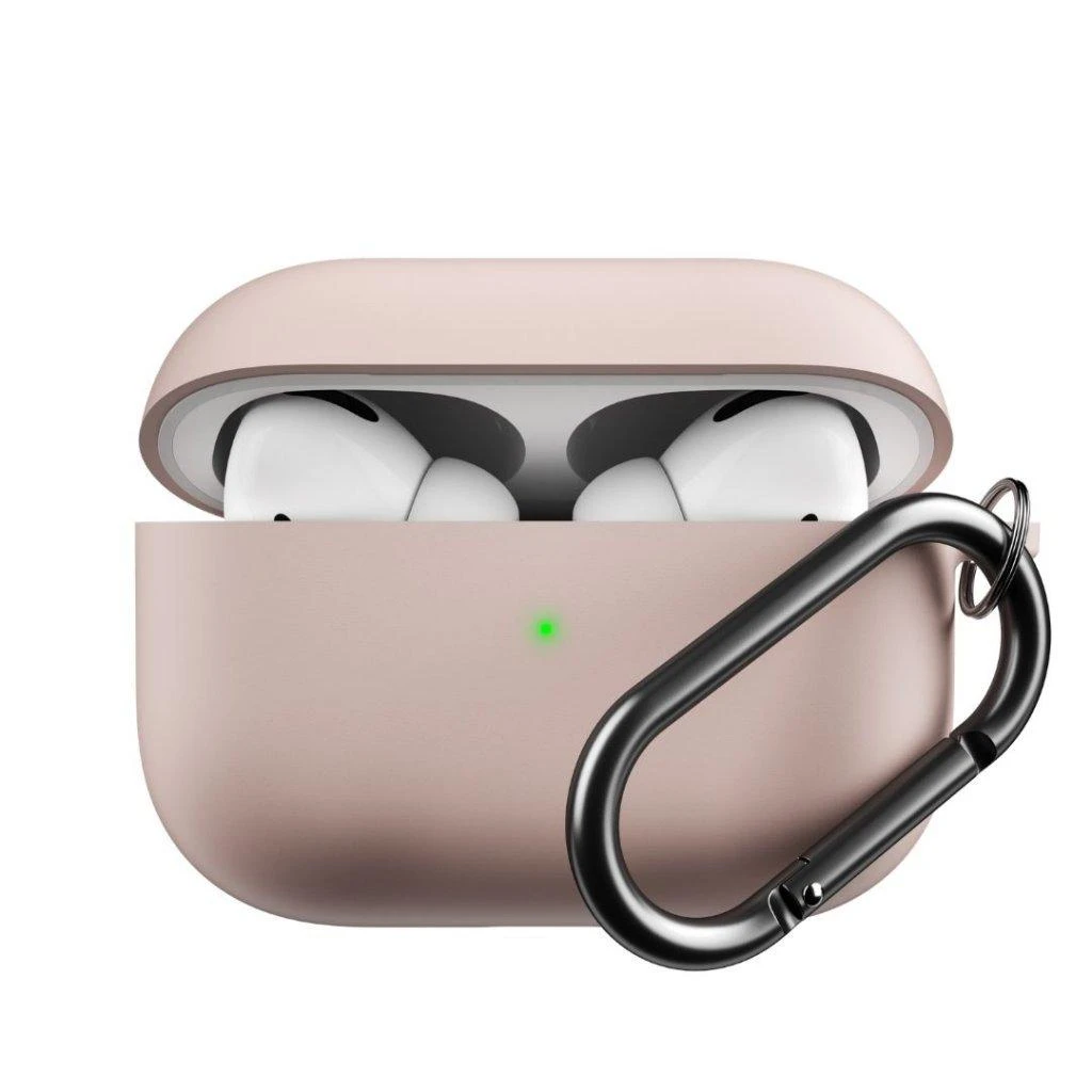 „Keybudz“ – „PodSkinz HyBridShell“ serijos raktų pakabuko dėklas – aukščiausios kokybės kietas trijų sluoksnių dėklas jūsų „Airpods Pro“ ausinėms (spalva: vidurnakčio mėlyna)