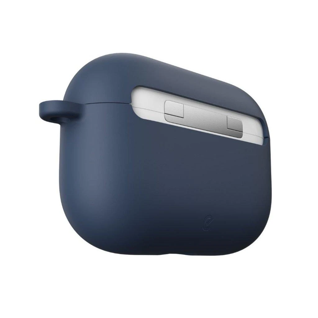 „Keybudz“ – „PodSkinz HyBridShell“ serijos raktų pakabuko dėklas – aukščiausios kokybės kietas trijų sluoksnių dėklas jūsų „Airpods Pro“ ausinėms (spalva: vidurnakčio mėlyna)