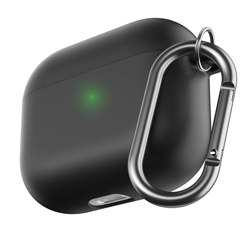 „KeyBudz“ – „PodSkinz HyBridShell“ serijos raktų pakabuko dėklas – aukščiausios kokybės kietas trijų sluoksnių dėklas jūsų „Airpods 3“ ausinėms (spalva: vidurnakčio mėlyna)