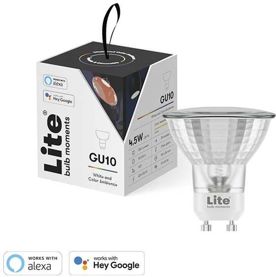 Lite Bulb Moments Lite bulb Moments Išmanioji lemputė, GU10, 4,5 W taškinė, RGB+W2700K
