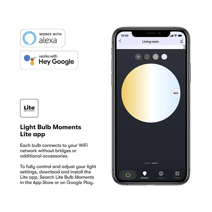 Lite Bulb Moments Lite Bulb Moments Išmanioji lemputė, E27, 6W, 2700-6500K