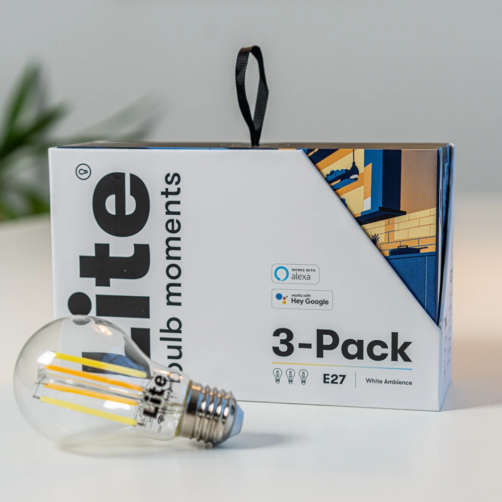 Lite Bulb Moments Lite bulb Moments Smart bulb, E27, 6W, 2700-6500K, 3 pakuotės
