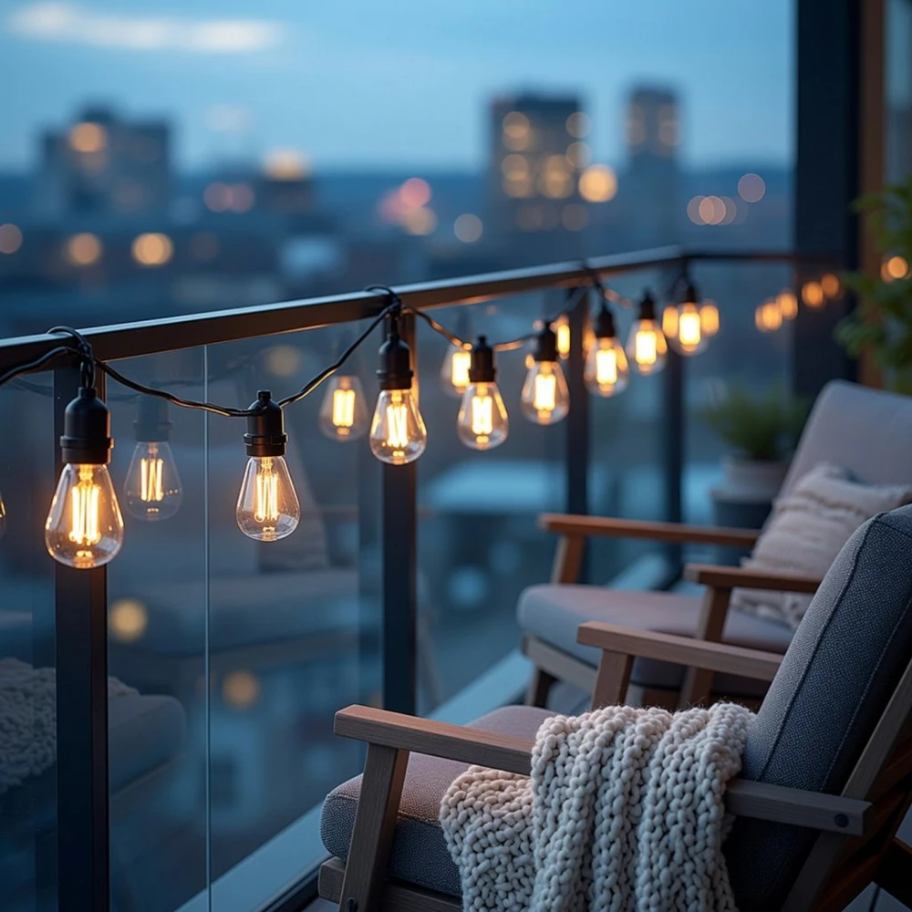 „Lite Bulb Moments“ išmanioji šviesos grandinėlė? „Vintage Edison“ – balta