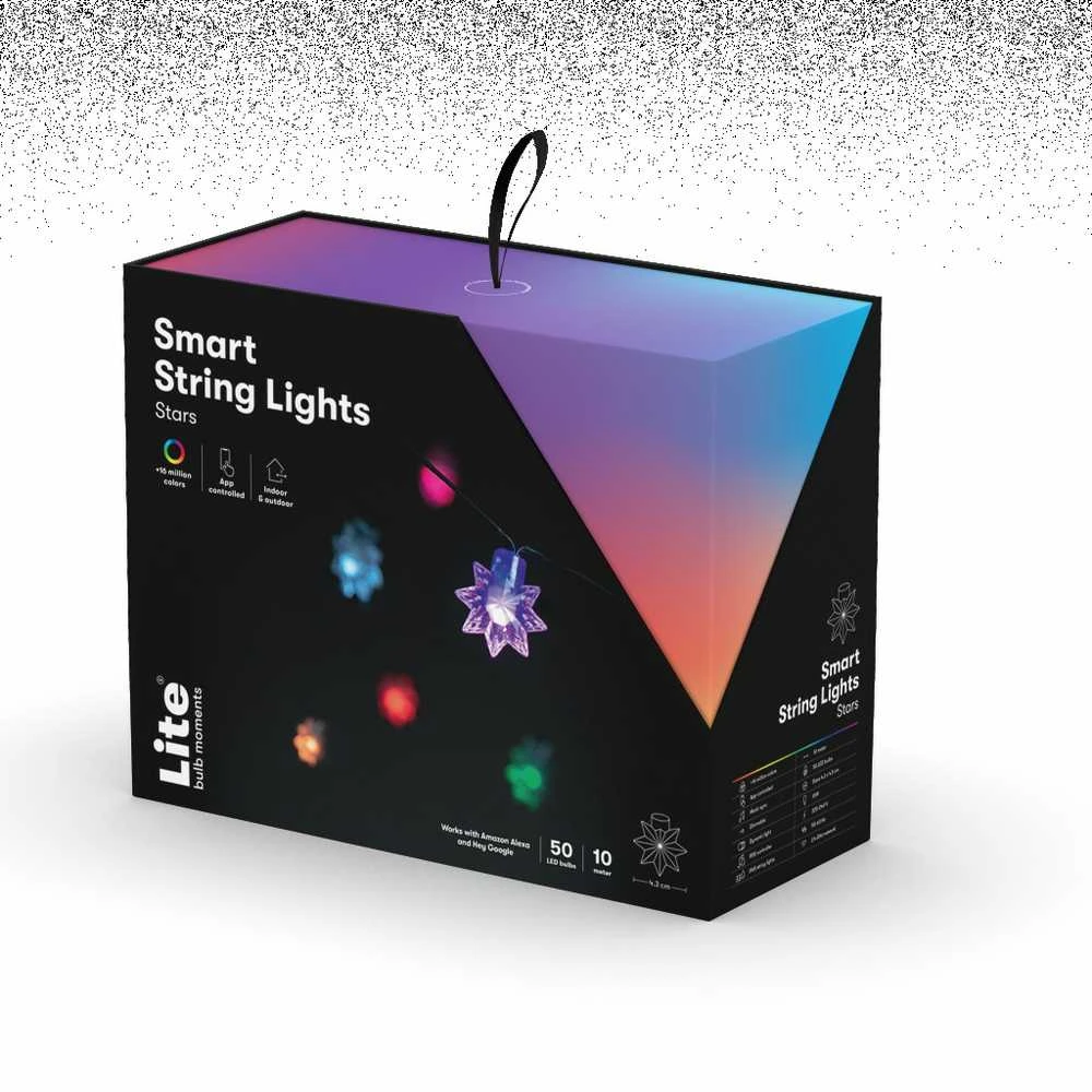 Lite Bulb Moments Lengvos lemputės akimirkos Išmanioji šviesos grandinė – žvaigždės