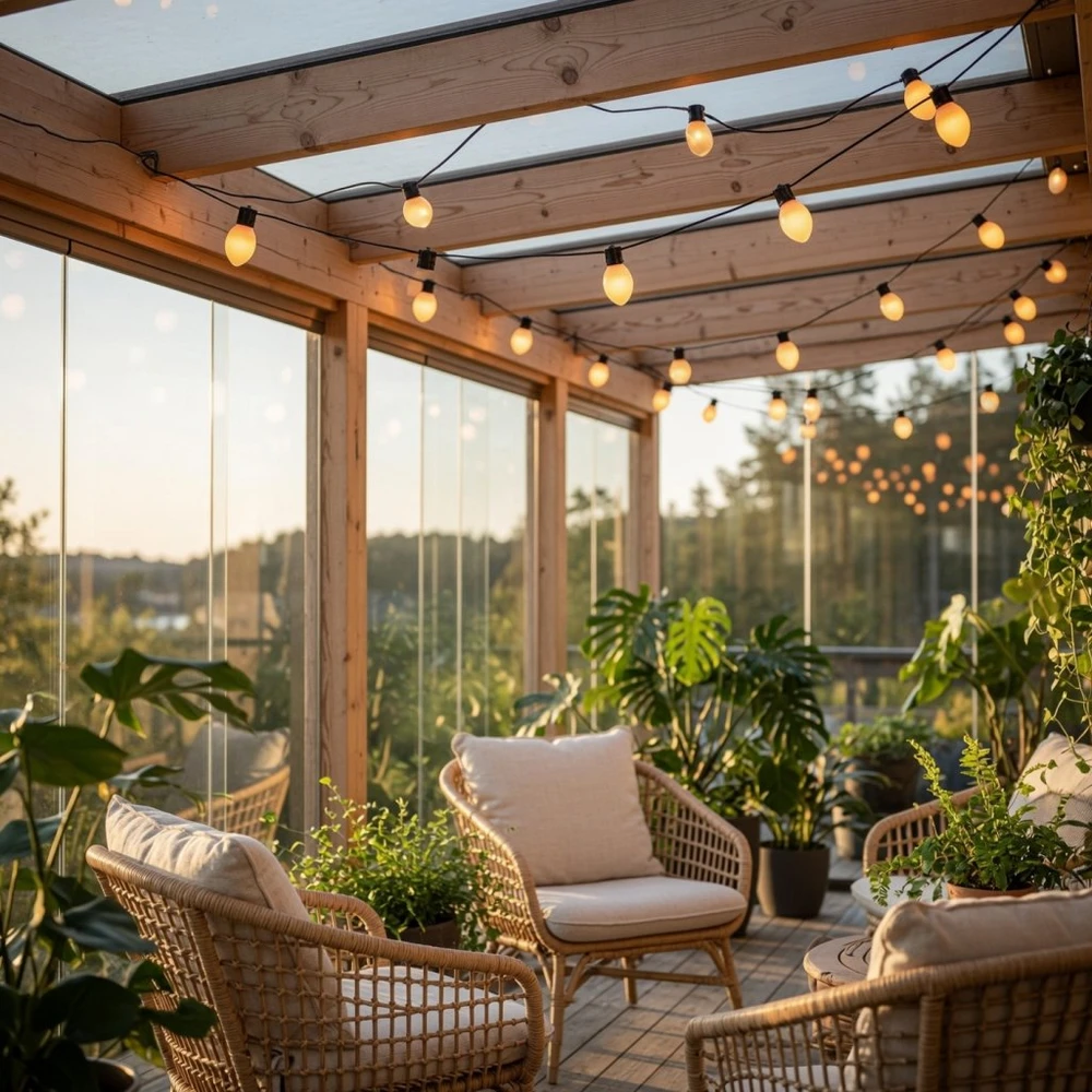 Lite bulb moments Smart Light Chain - Globe Cone