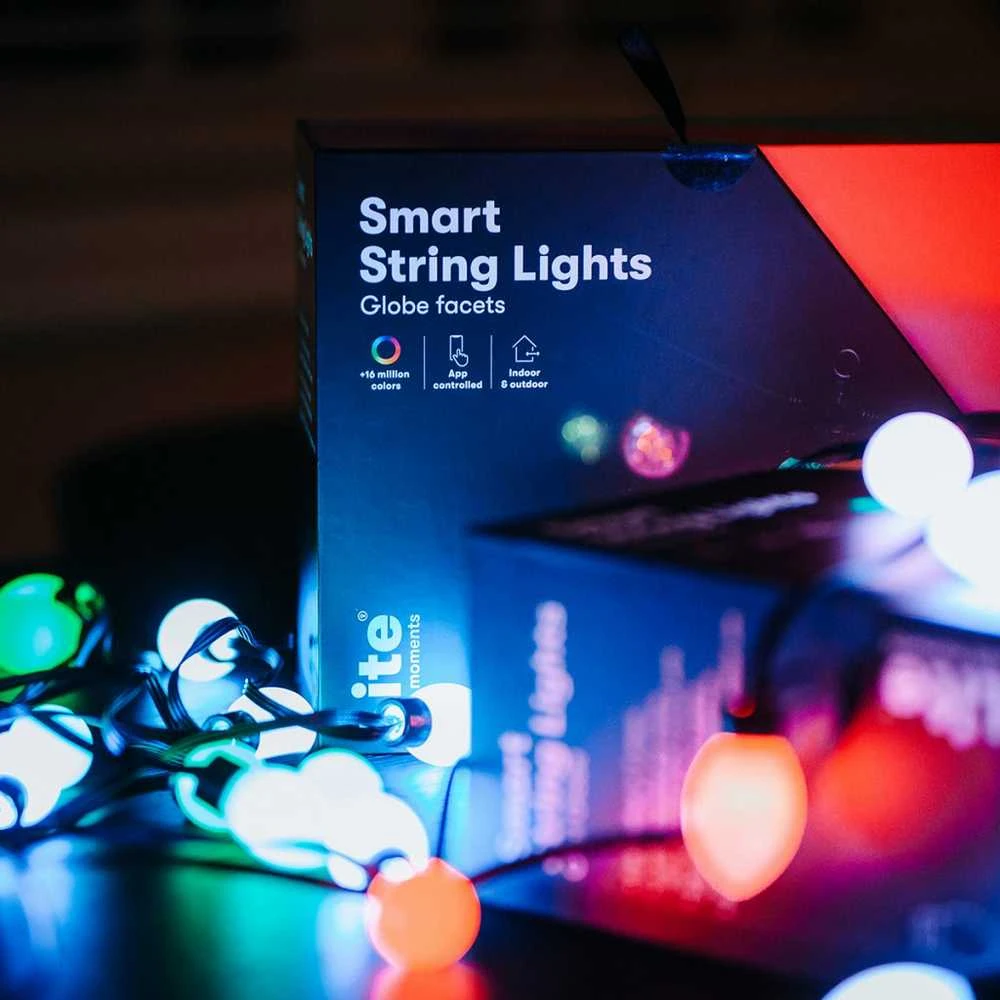 Lite bulb moments Smart Light Chain - Globe Facets