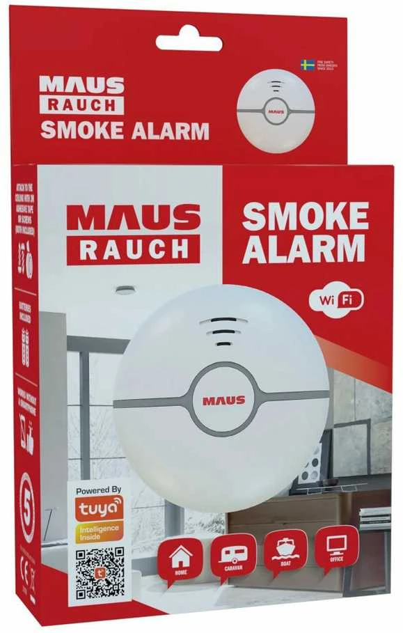 MAUS Rauch Wifi - Fire alarm - Baltas