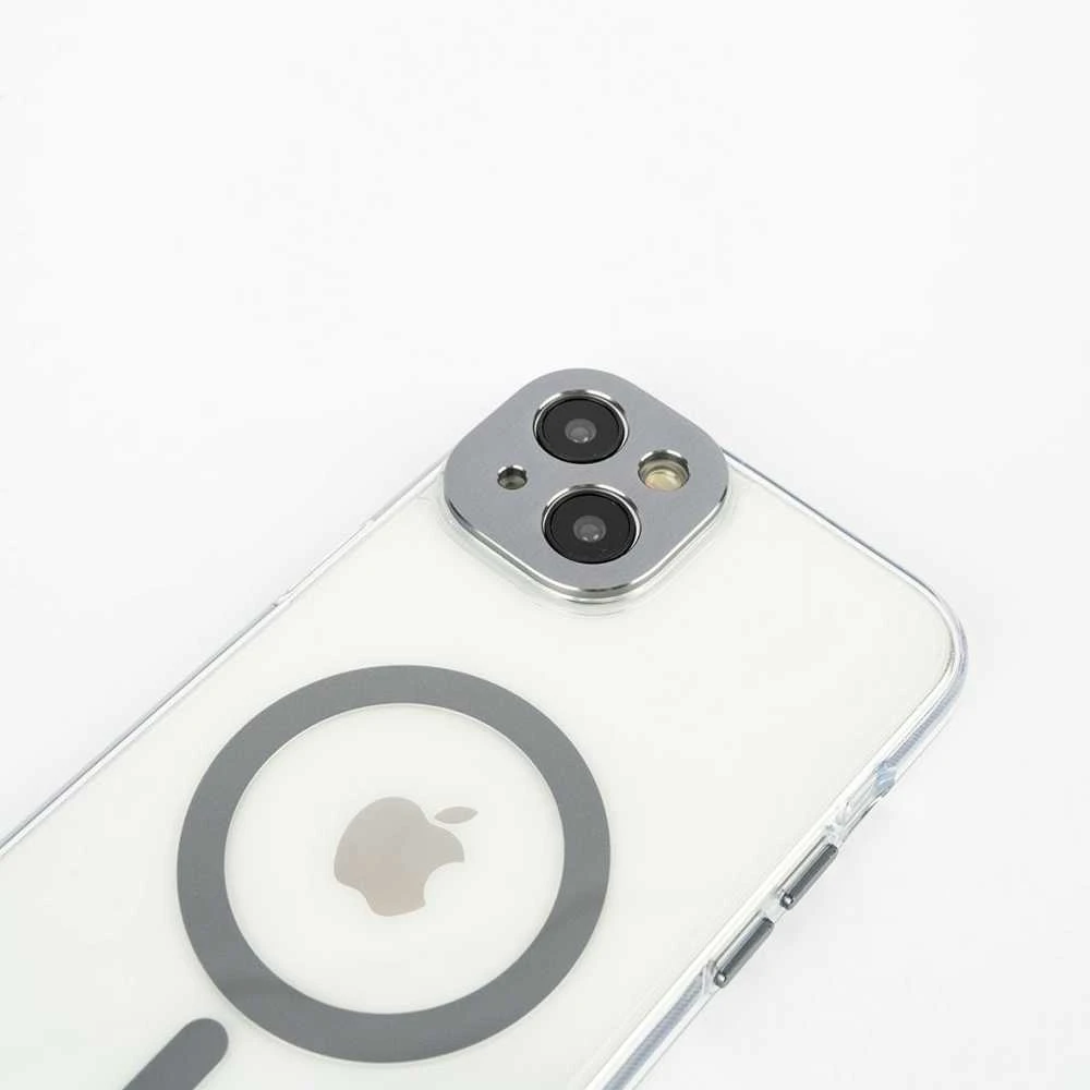Dėklas Moshi iGlaze for iPhone 15 - Lunar Sidabrinis