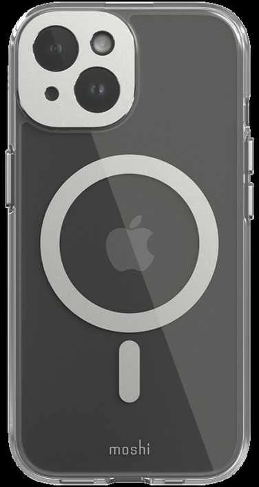 Dėklas Moshi iGlaze for iPhone 15 - Lunar Sidabrinis