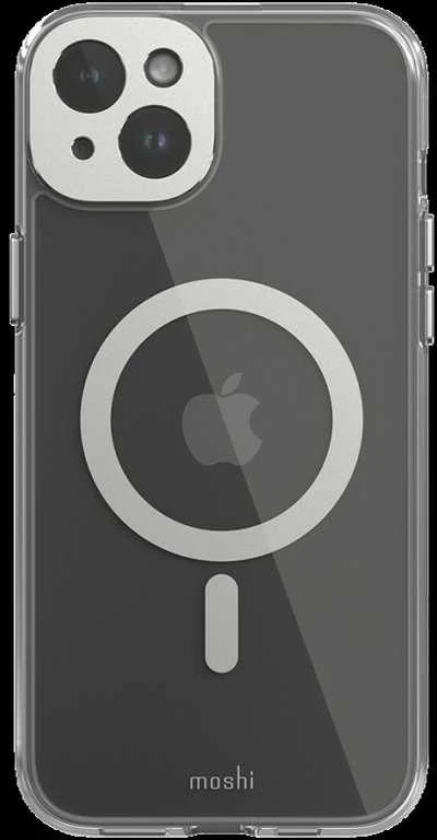 Dėklas Moshi iGlaze for iPhone 15 Plus - Lunar Sidabrinis