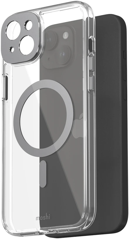 Dėklas „Moshi iGlaze“, skirtas „iPhone 15 Plus“ – meteoritas