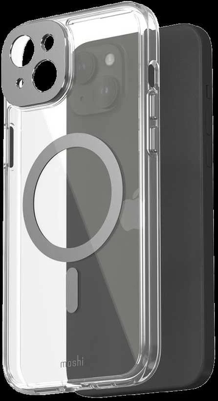 Dėklas „Moshi iGlaze“, skirtas „iPhone 15 Plus“ – meteoritas