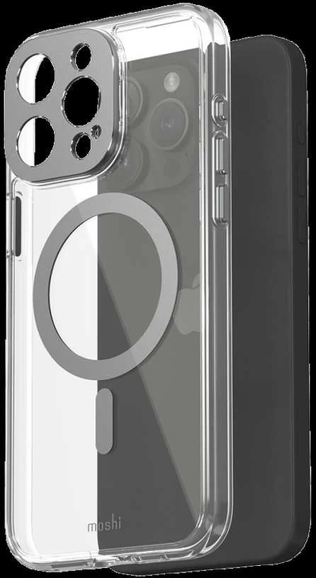 Dėklas „Moshi iGlaze“, skirtas „iPhone 15 Pro Max“ – meteoritas