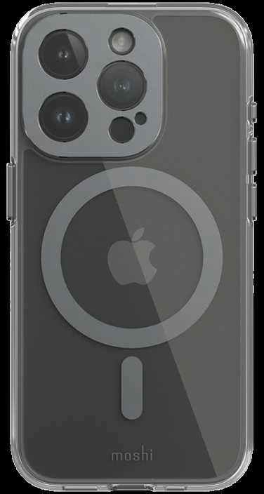 Dėklas Moshi iGlaze for iPhone 15 Pro - Meteorite pilka