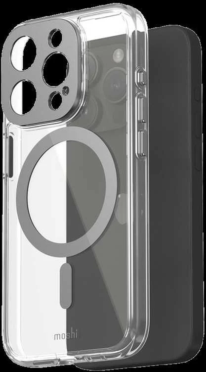 Dėklas Moshi iGlaze for iPhone 15 Pro - Meteorite pilka