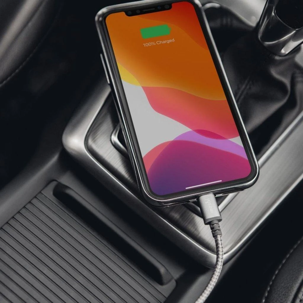 „Moshi Integra“ USB-C į „Lightning“ laidas 1,2 m - Juodas