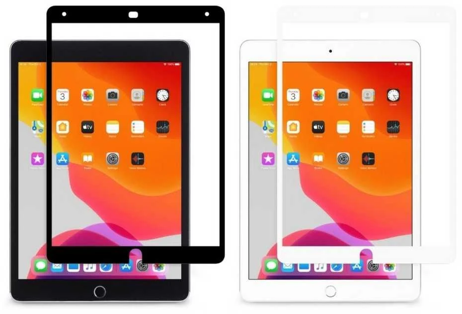 Moshi Moshi iVisor AG apsauginė plėvelė - iPad 10.2 / Air Pro 10.5 antirefleksinė apsauginė plėvelė (baltas rėmelis) universali