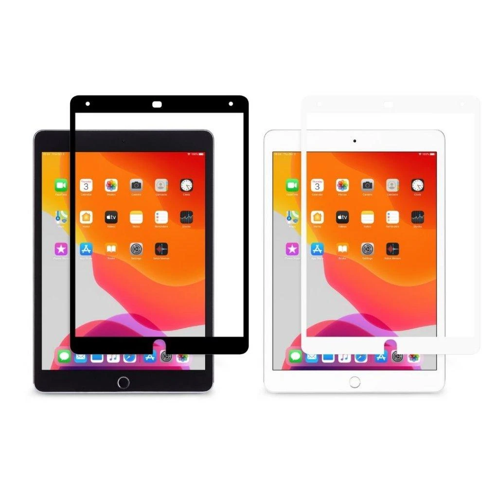 Moshi Moshi iVisor AG apsauginė plėvelė - iPad 10.2 / Air Pro 10.5 antirefleksinė apsauginė plėvelė (baltas rėmelis) universali