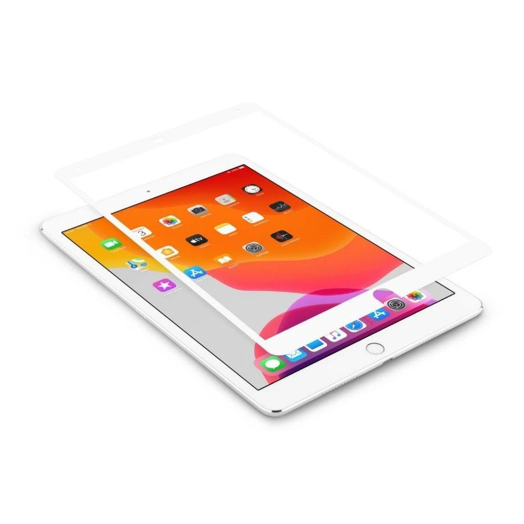 Moshi Moshi iVisor AG apsauginė plėvelė - iPad 10.2 / Air Pro 10.5 antirefleksinė apsauginė plėvelė (baltas rėmelis) universali