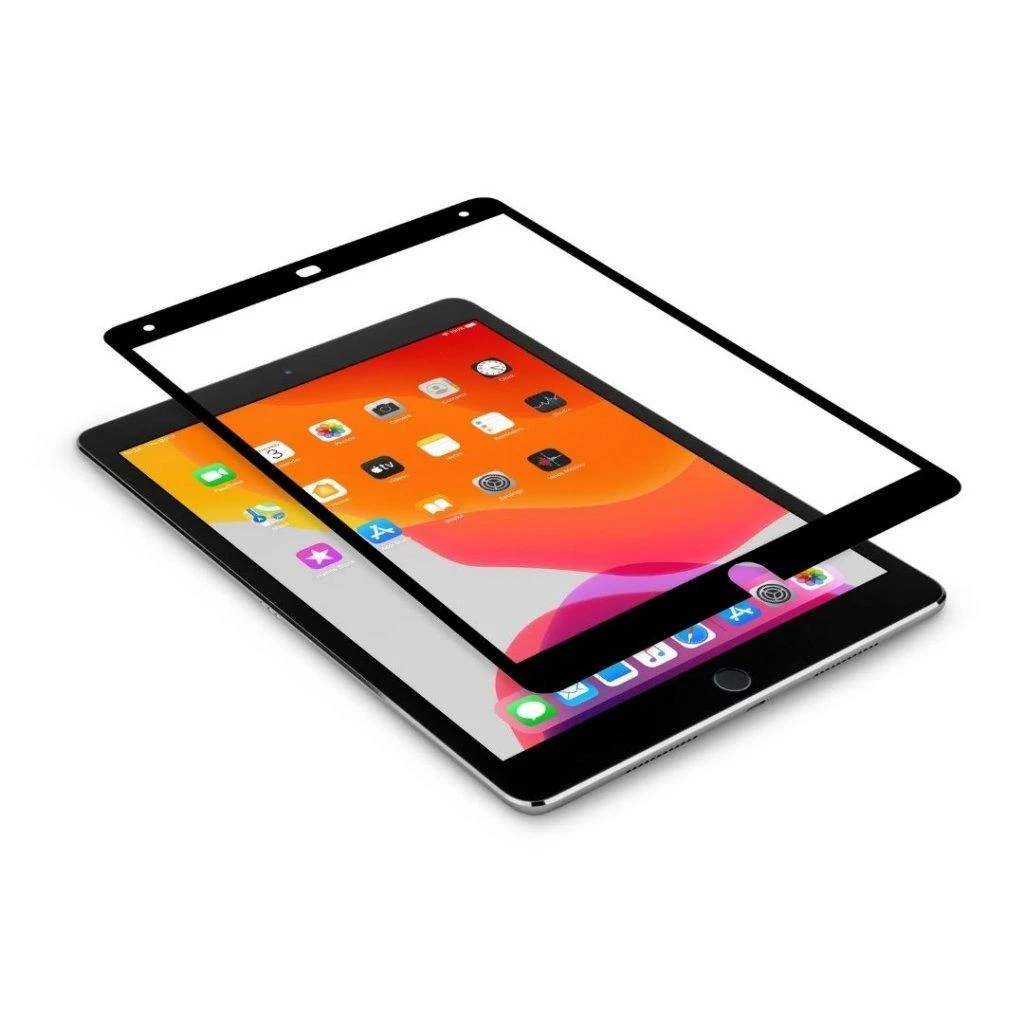 Moshi Moshi iVisor AG apsauginė plėvelė - iPad 10.2 / Air Pro 10.5 antirefleksinė apsauginė plėvelė (baltas rėmelis) universali