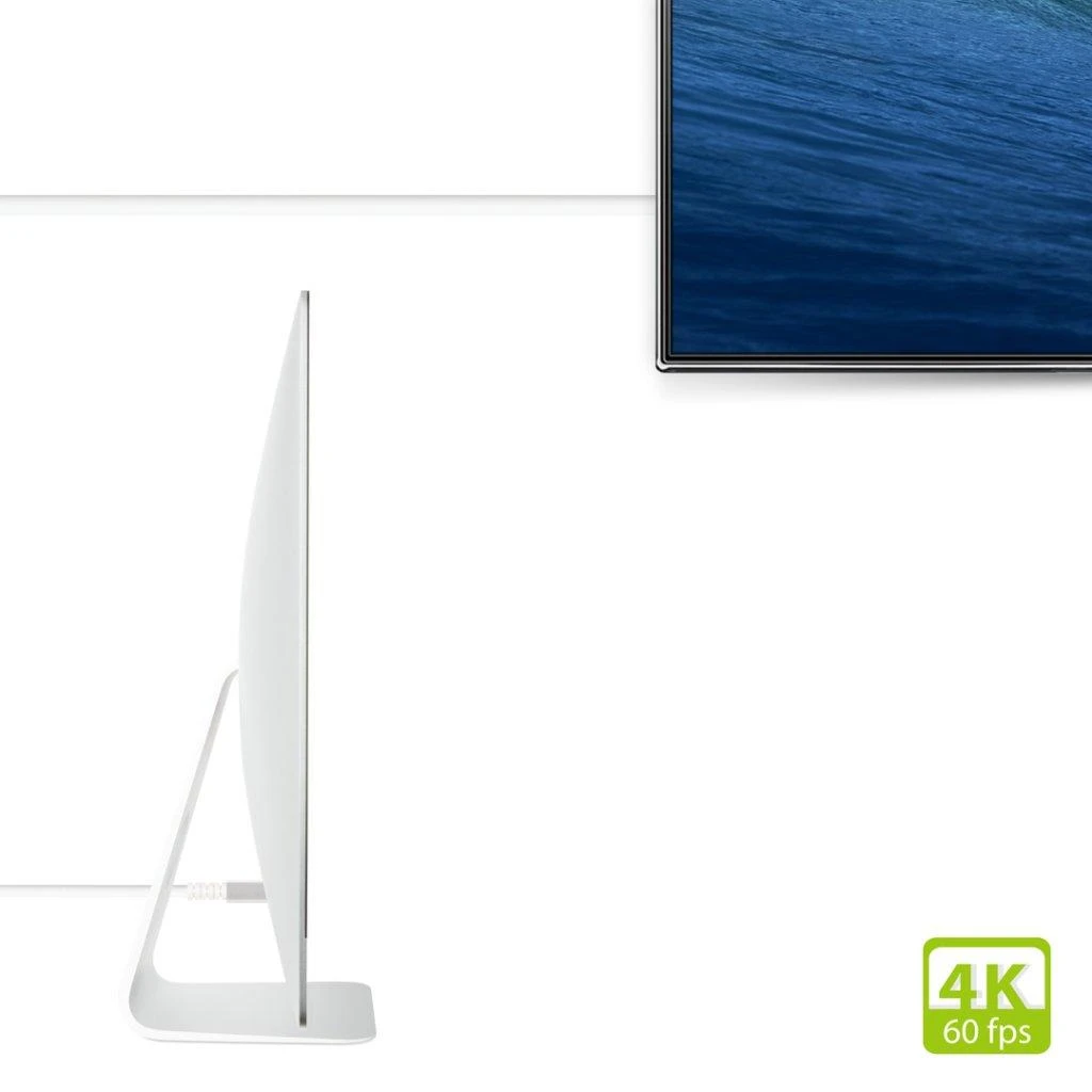 Kabelis Moshi DisplayPort mini – DisplayPort 1,5 m balta (MI-MDP-DP)