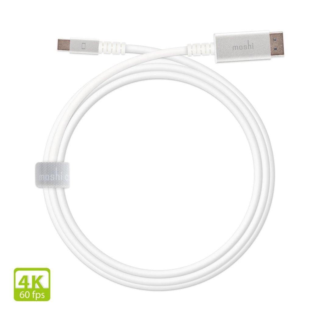 Kabelis Moshi DisplayPort mini – DisplayPort 1,5 m balta (MI-MDP-DP)