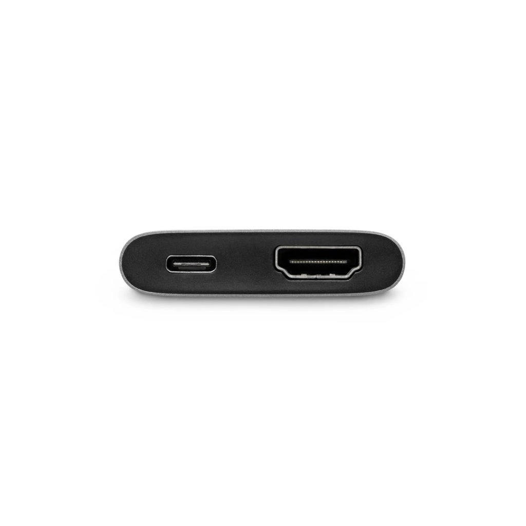 „Moshi“ USB-C į HDMI adapteris su įkrovimu – titano pilka