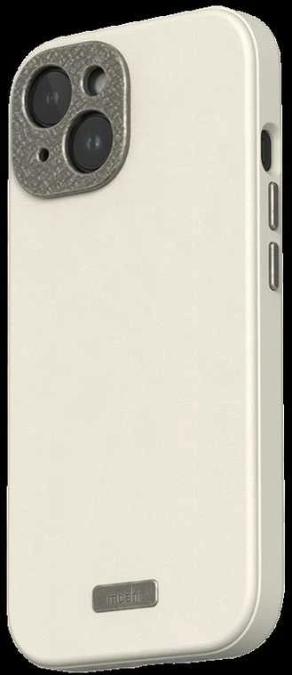 Dėklas Moshi Napa for iPhone 15 - Eggnog baltas