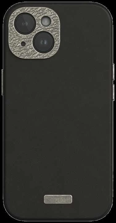 Dėklas Moshi Napa for iPhone 15 - Midnight juodas