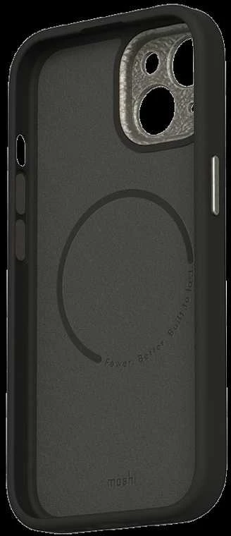 Dėklas Moshi Napa for iPhone 15 - Midnight juodas