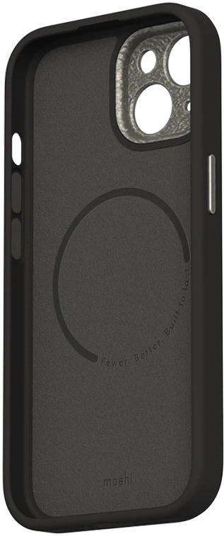 Dėklas Moshi Napa for iPhone 15 - Midnight juodas