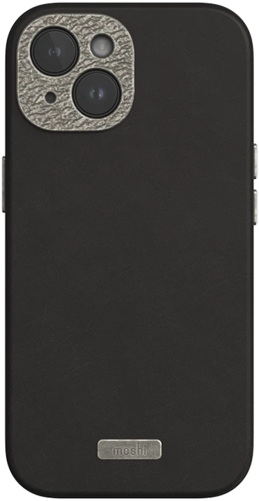 Dėklas Moshi Napa for iPhone 15 - Midnight juodas