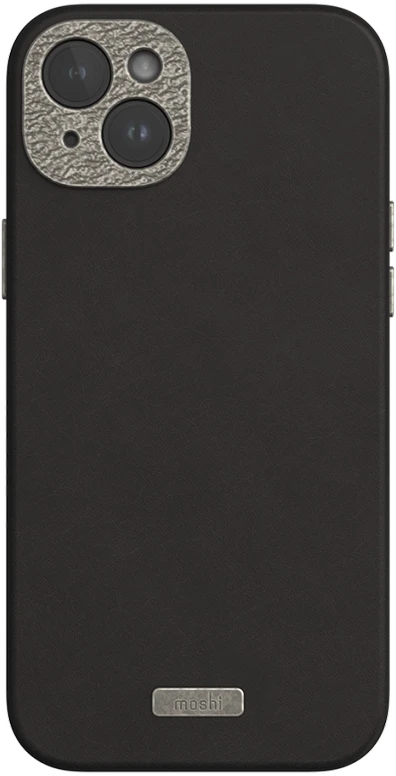 Dėklas Moshi Napa for iPhone 15 Plus - Midnight juodas