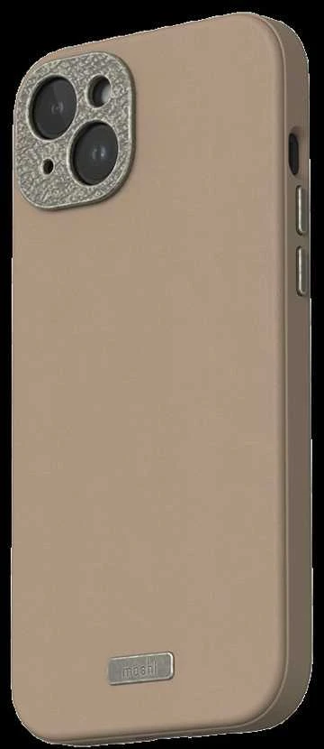 Dėklas Moshi Napa, skirta iPhone 15 Plus – Woodsmoke ruda