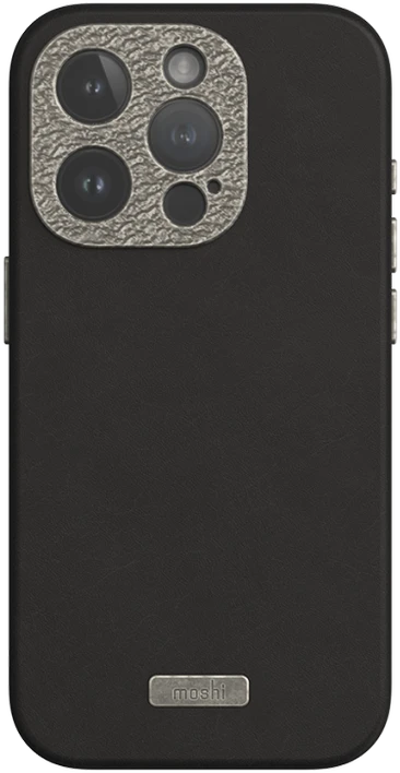 Dėklas Moshi Napa for iPhone 15 Pro - Midnight juodas