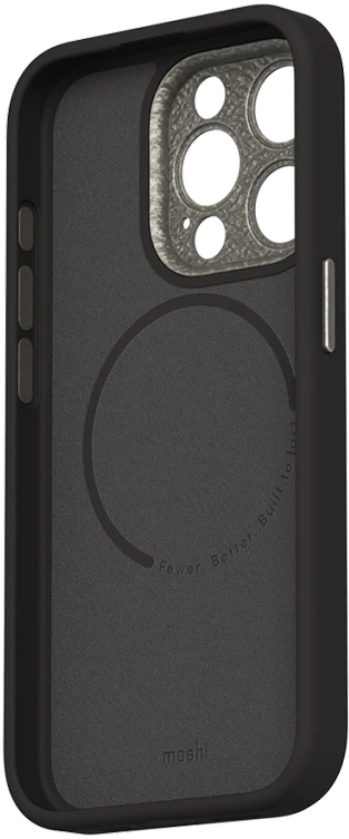Dėklas Moshi Napa for iPhone 15 Pro - Midnight juodas