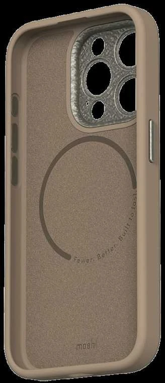 Dėklas Moshi Napa, skirta iPhone 15 Pro – Woodsmoke ruda