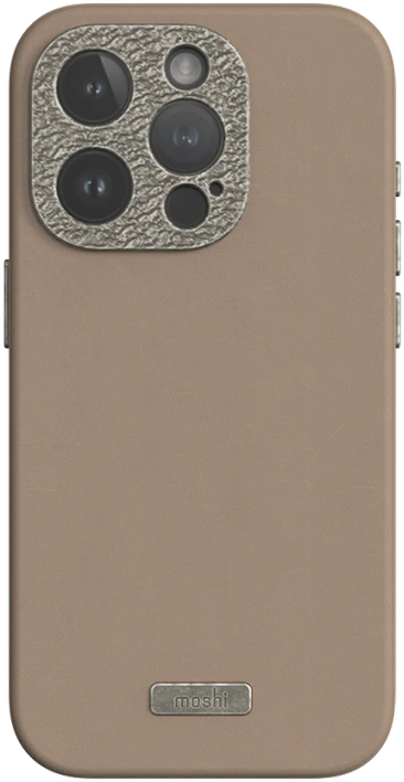 Dėklas Moshi Napa, skirta iPhone 15 Pro – Woodsmoke ruda