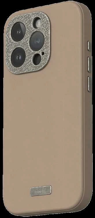 Dėklas Moshi Napa, skirta iPhone 15 Pro – Woodsmoke ruda