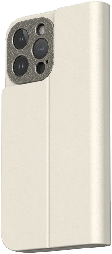 Dėklas „Moshi Overture“, skirtas „iPhone 15 Pro Max“ – kiaušinio skonio baltas