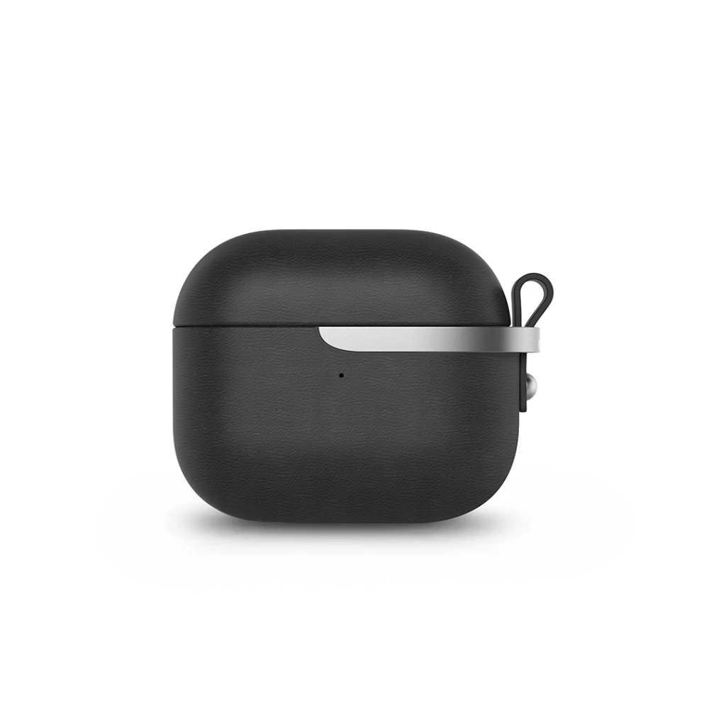 Moshi Pebbo Luxe AirPods 3 dėklas su metaliniu segtuku