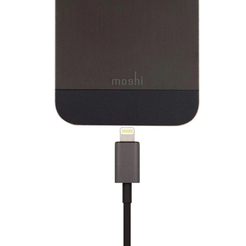 aevoe moshi Lightning - USB - 1 m - Lightning - USB A - Juodas - Telefonas 5 - iPod touch (5 Gen) - iPod nano (7 Gen) - iPad (4 Gen) - iPad mini