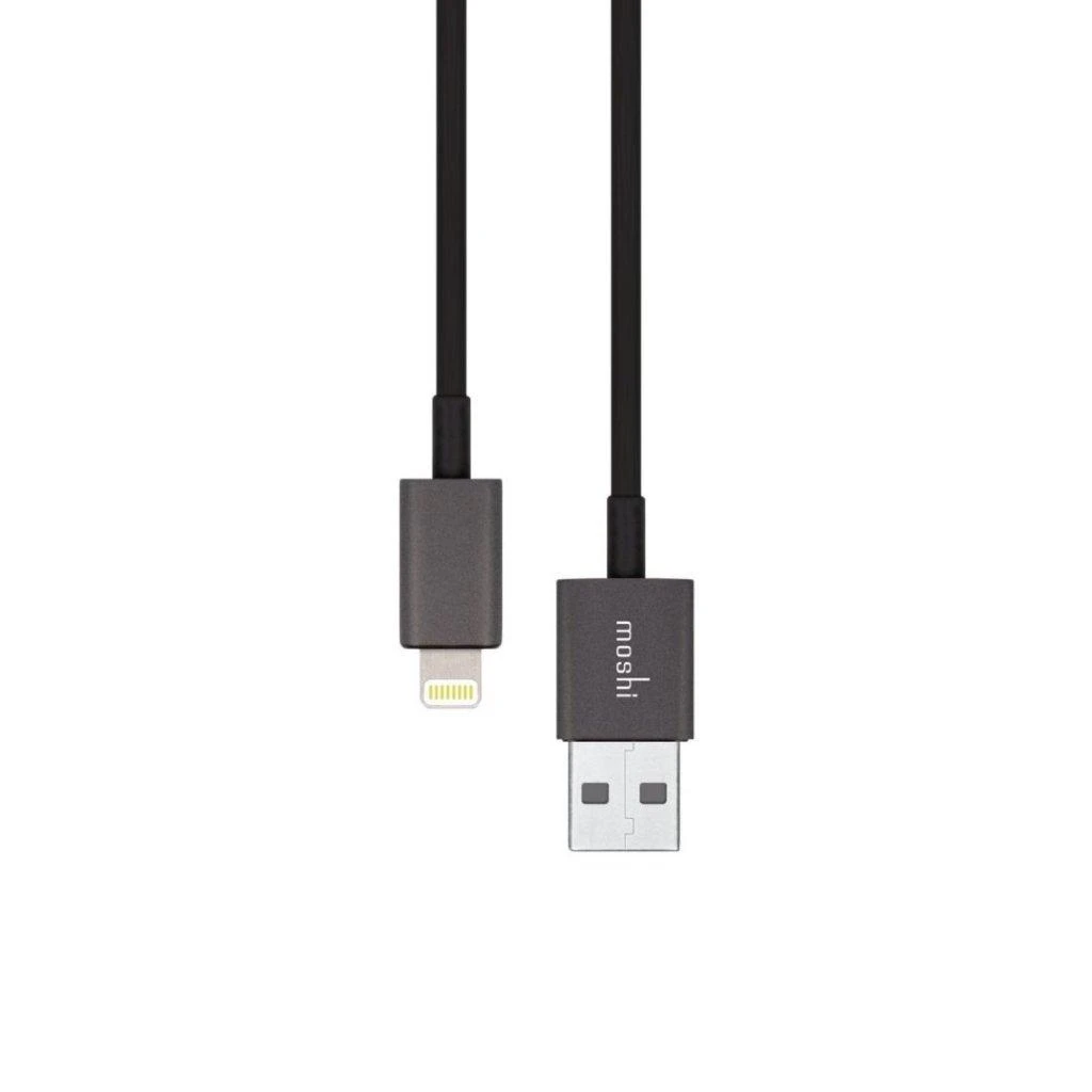 aevoe moshi Lightning - USB - 1 m - Lightning - USB A - Juodas - Telefonas 5 - iPod touch (5 Gen) - iPod nano (7 Gen) - iPad (4 Gen) - iPad mini
