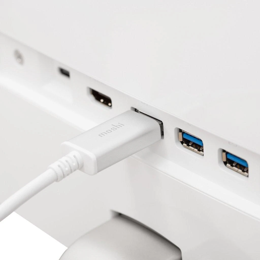 Moshi USB-C į DisplayPort 1,5 m, 5K (baltas) laidas